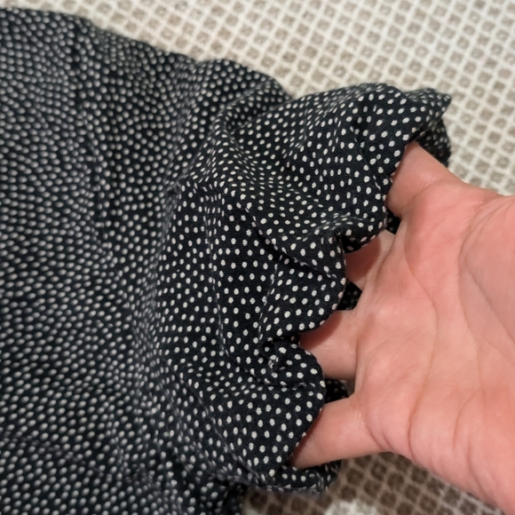 Wild Fable Black and White Polka Dot Blouse - Picture 7 of 10